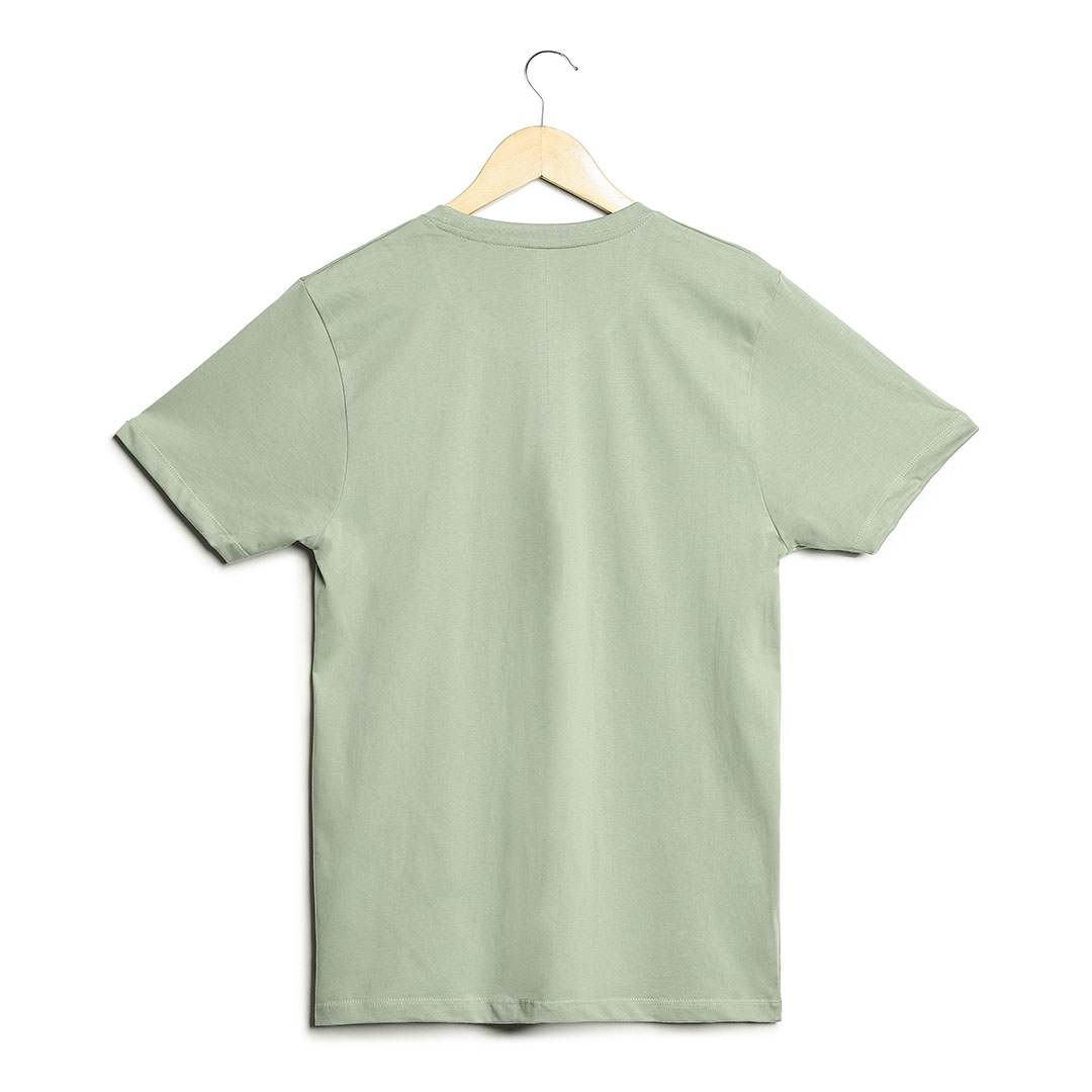 Pista Green Plain Tshirt