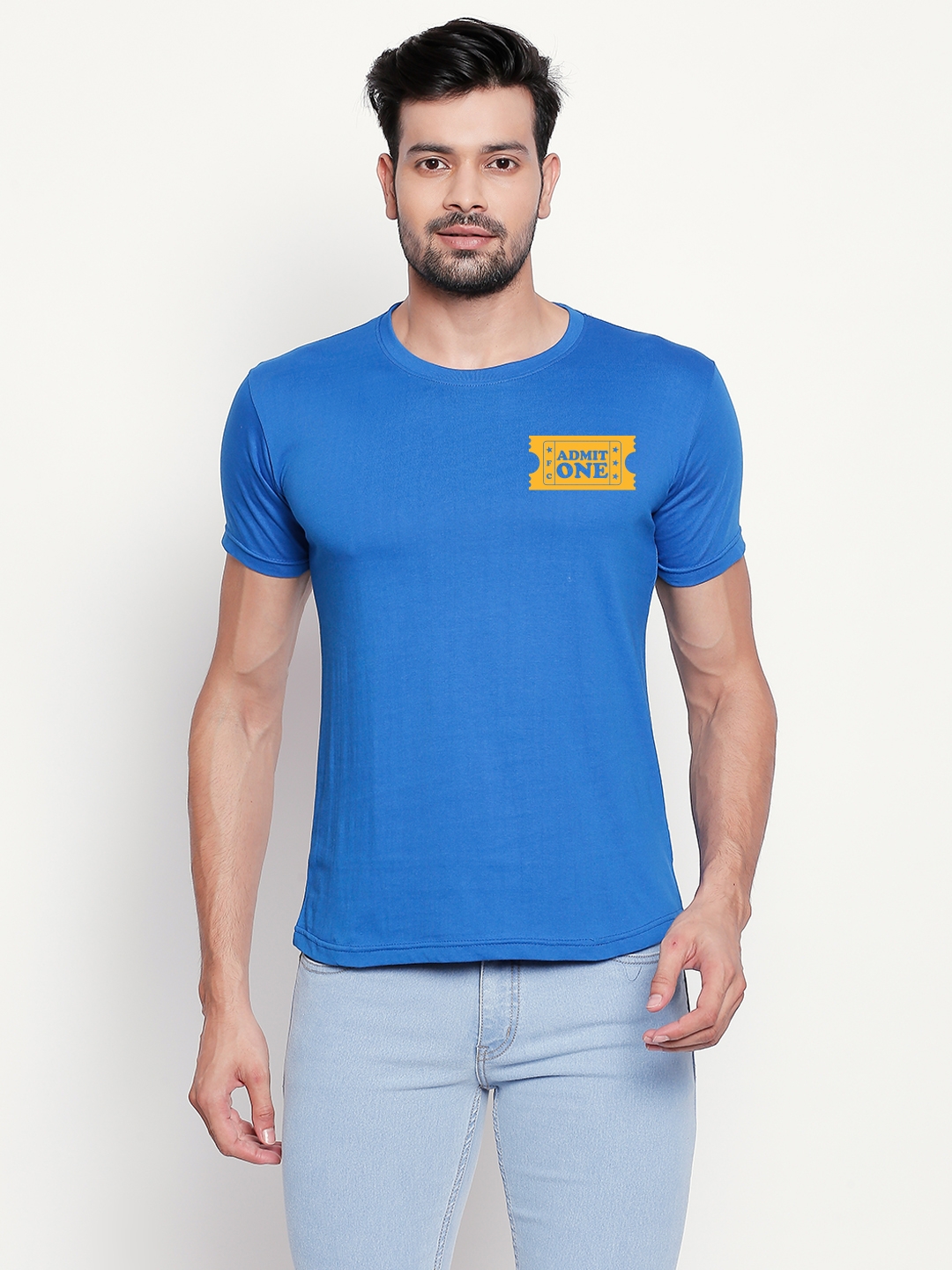 creativeideas.store | Admit One Blue Tshirt