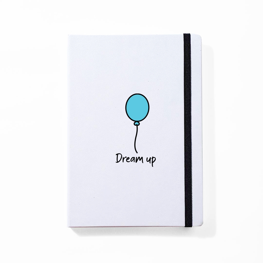 Dream Up White Notebook