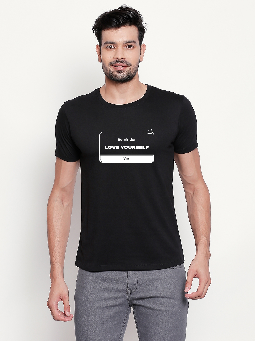 creativeideas.store | Love Yourself Edit Black Tshirt