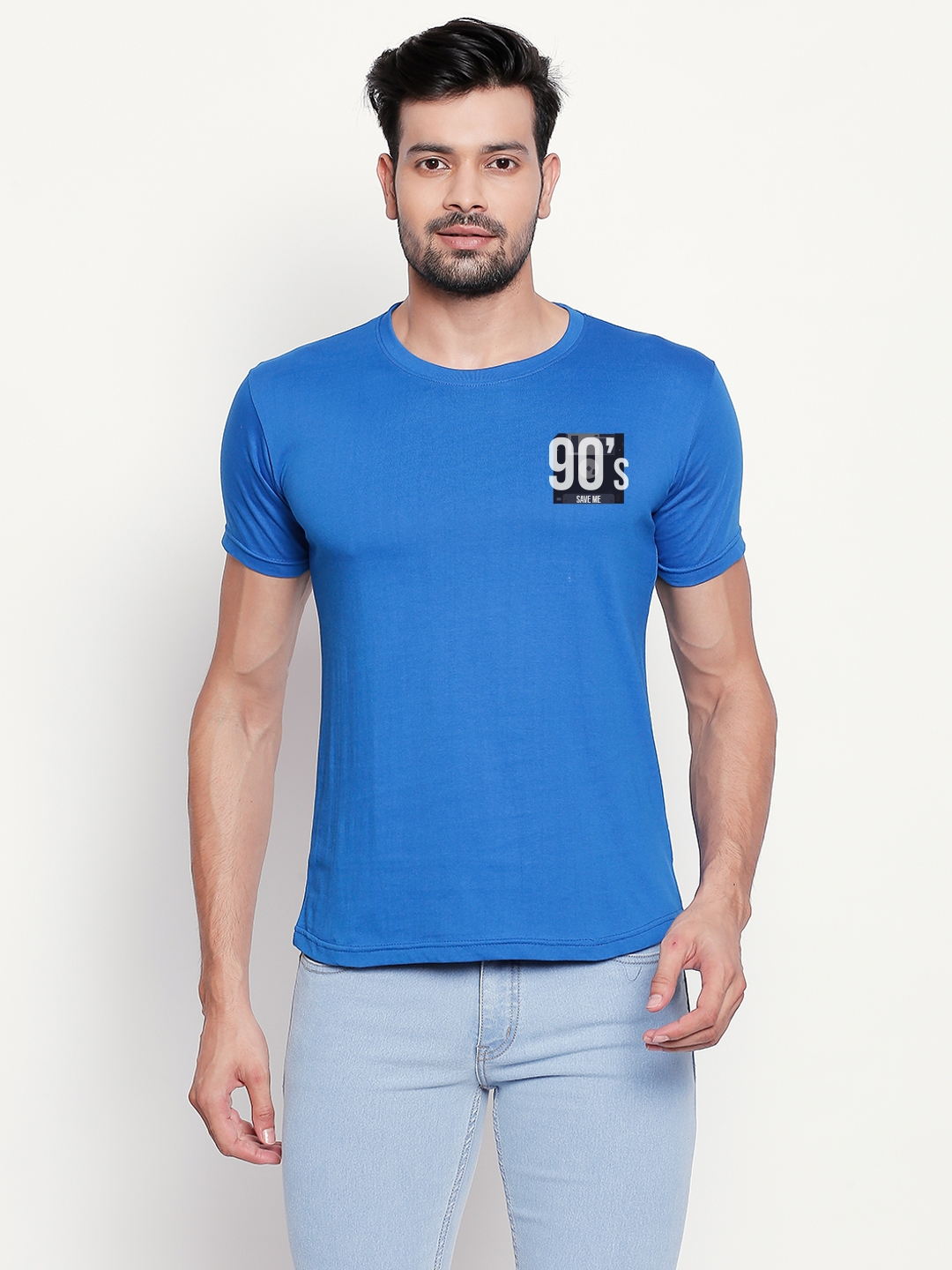creativeideas.store | 90s Save Me Blue Tshirt