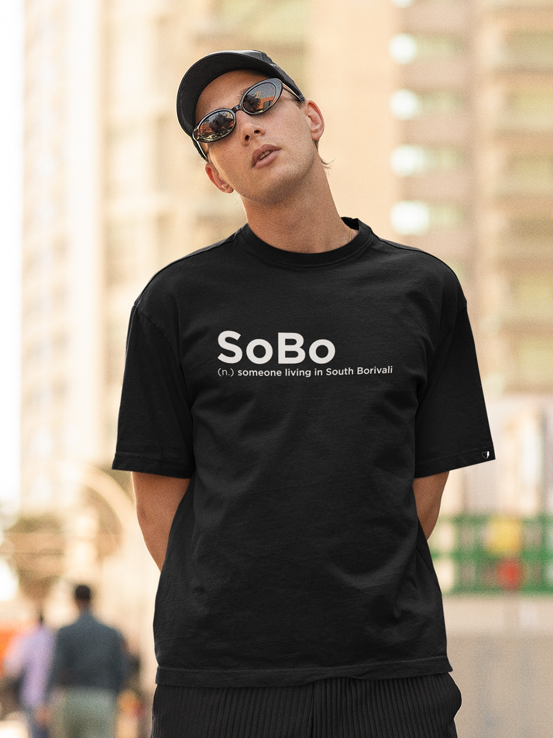 creativeideas.store | SoBo Oversized Black Tshirt