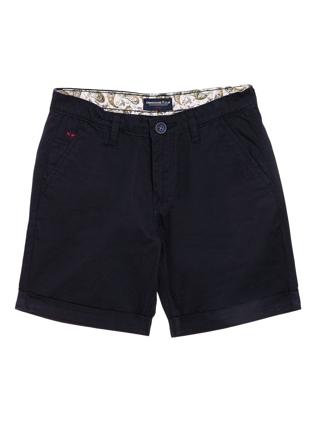 Crimsoune Club |  Navy Blue Solid Shorts