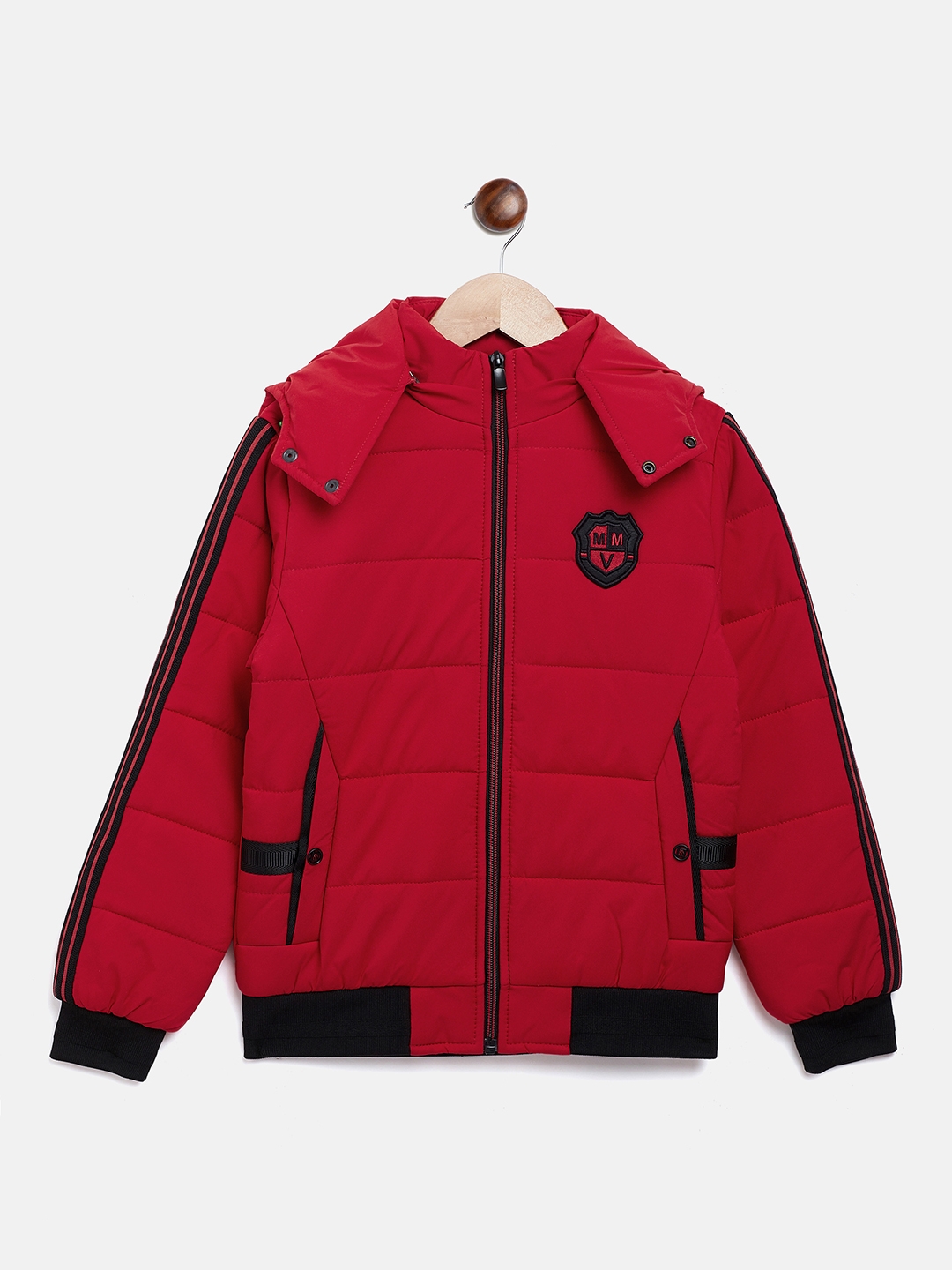 Crimsoune Club | Red Solid Western Jacket