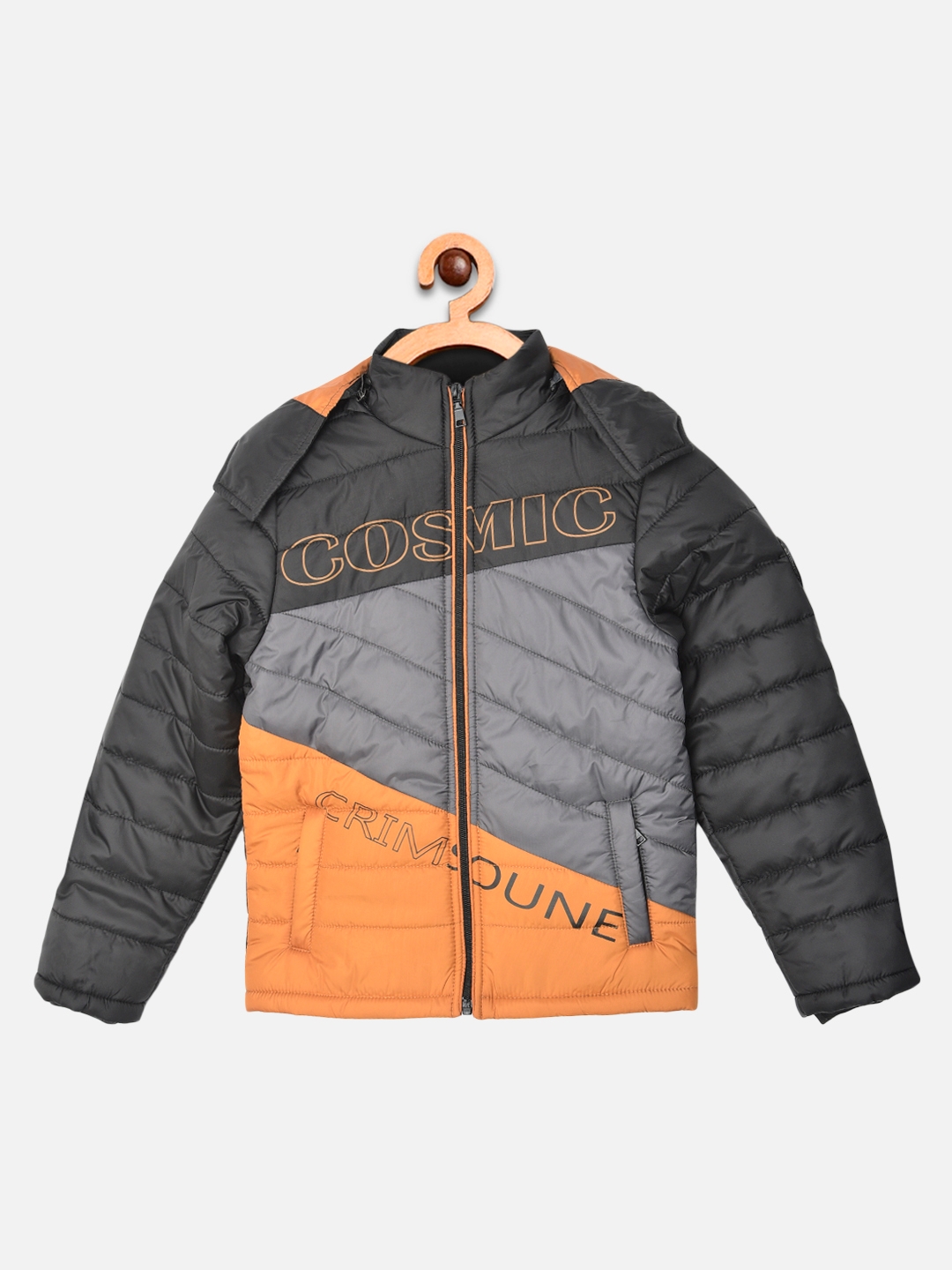 Crimsoune Club | Crimsoune Club Boy Multi Colourblocked Detachable Hood Jacket