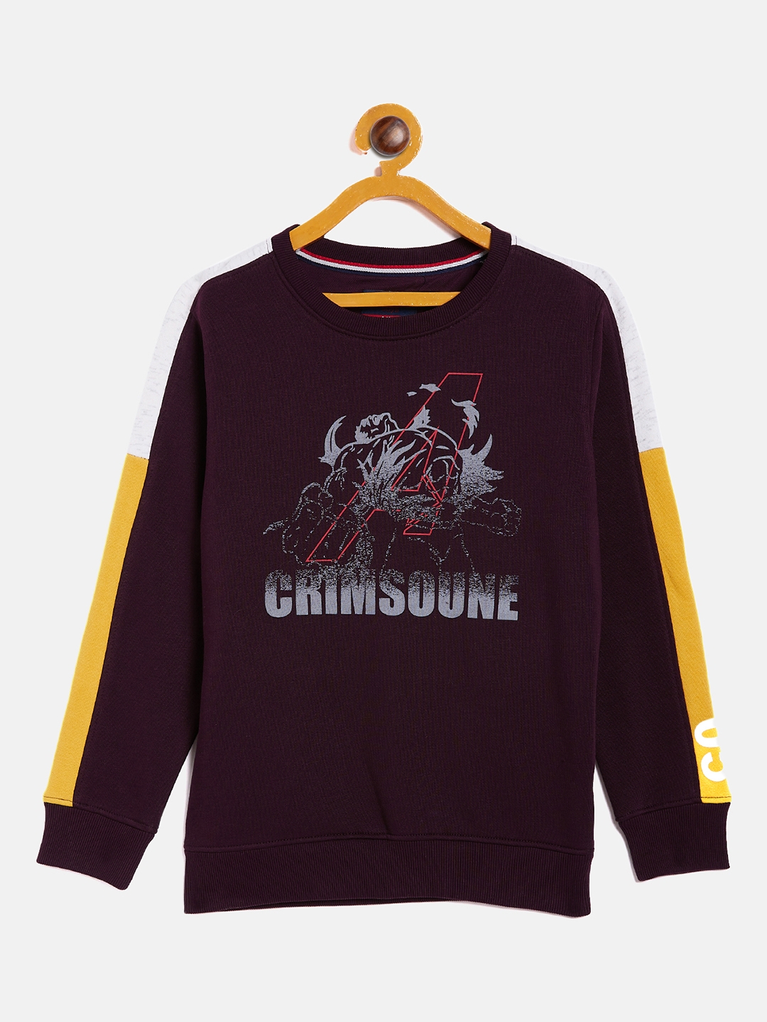 CRIMSOUNE CLUB | Red Printed Sweatshirts