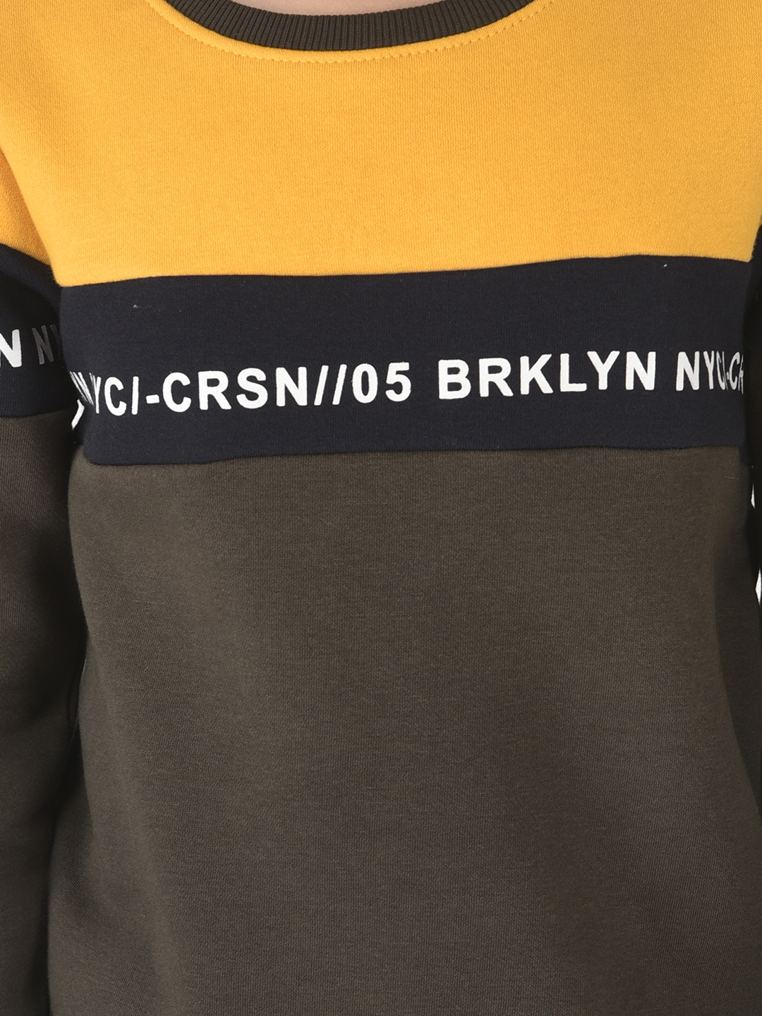 Crimsoune Club Boys Olive Brooklyn Sweatshirt