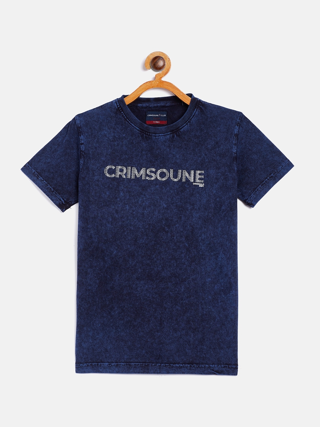 CRIMSOUNE CLUB | Blue Printed T-Shirt