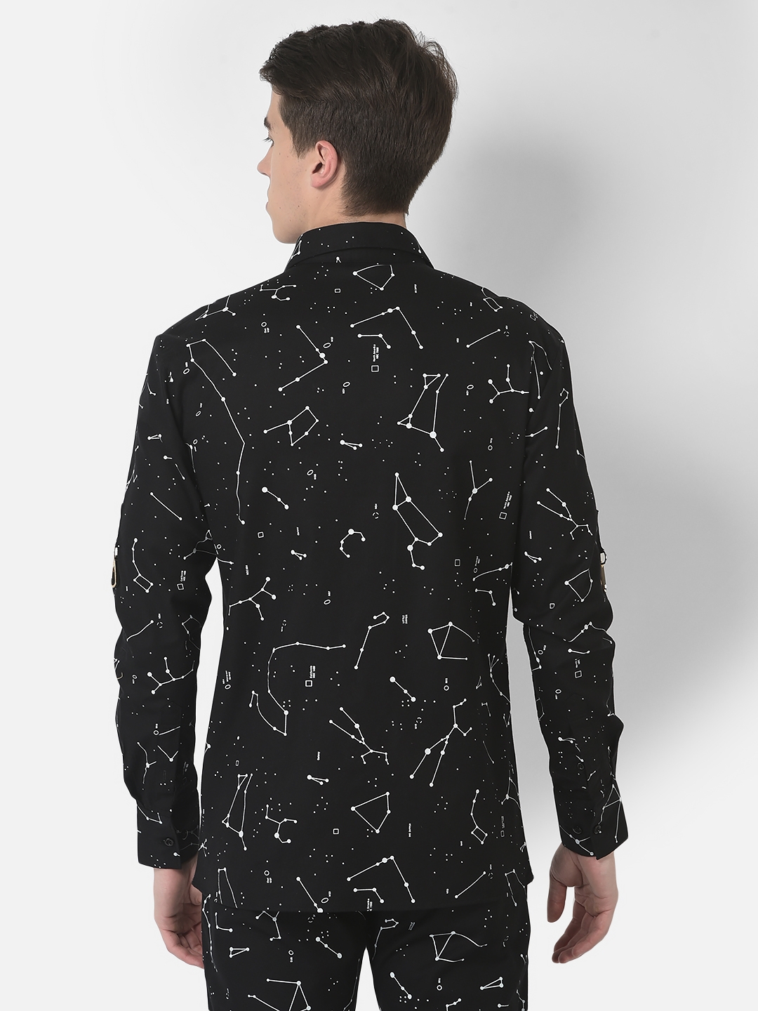 Crimsoune Club Men Black Constellation Shirt