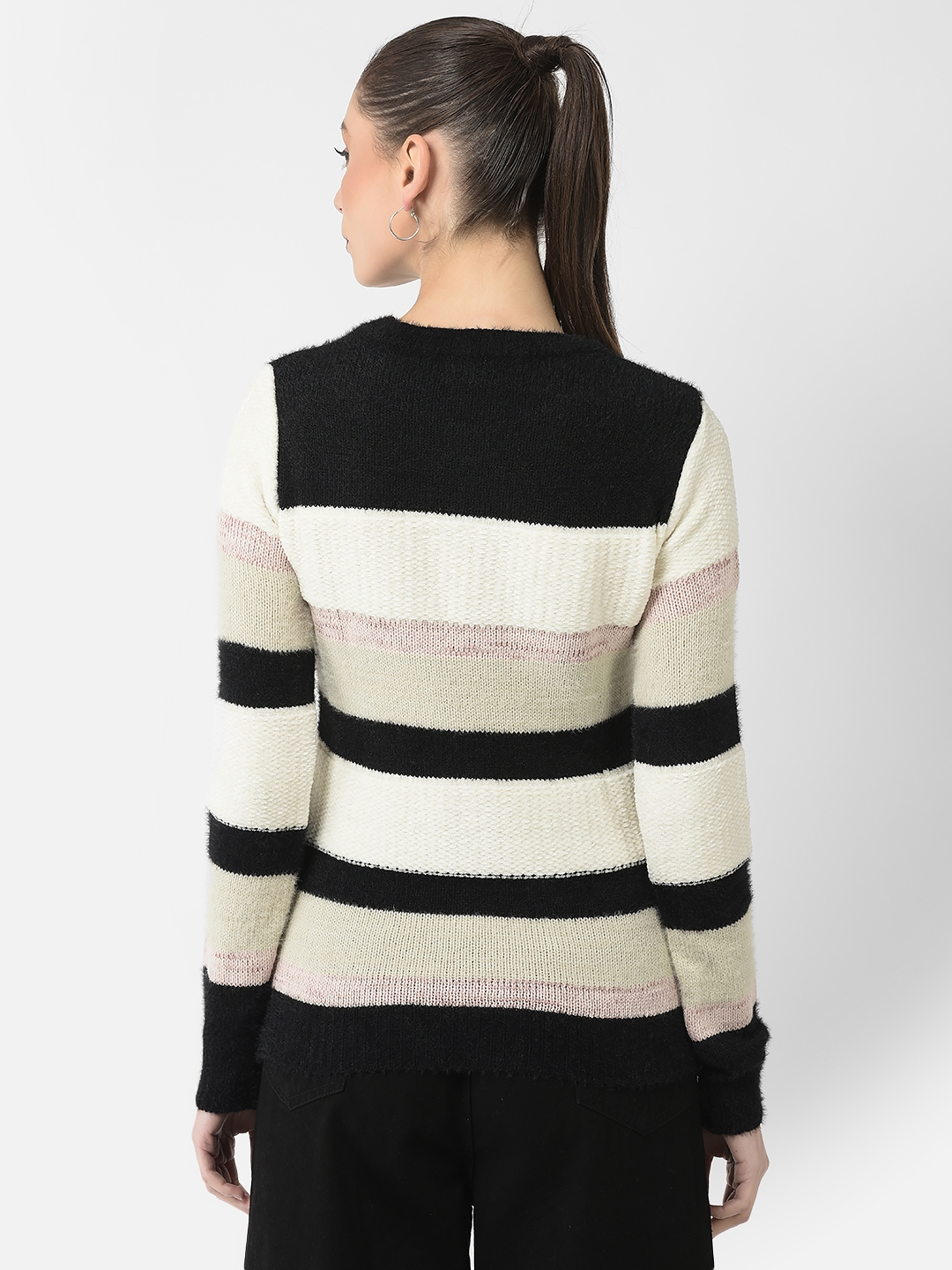 Crimsoune Club Women Colour-Blocked Sweater