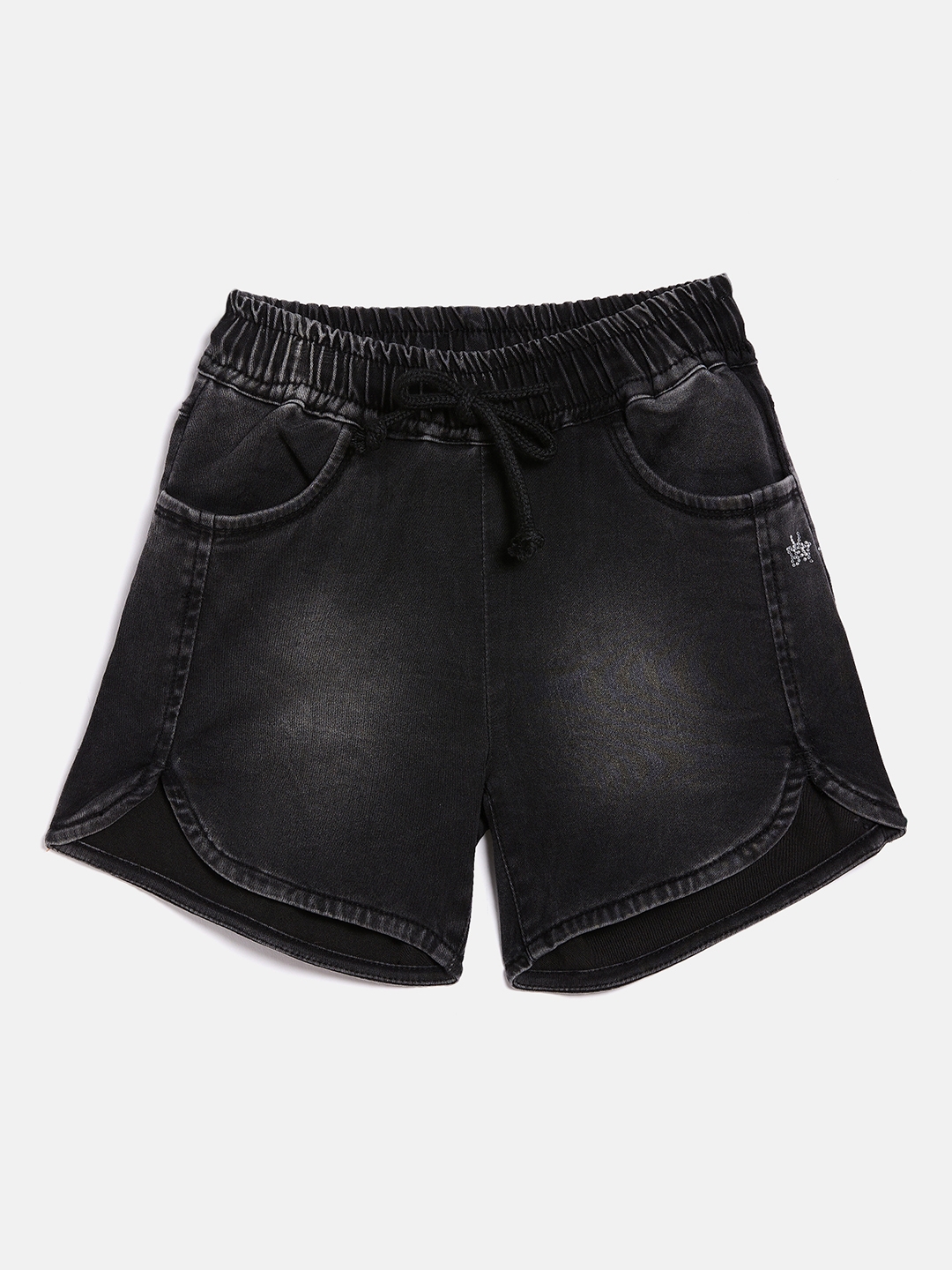 CRIMSOUNE CLUB | Black Solid Shorts