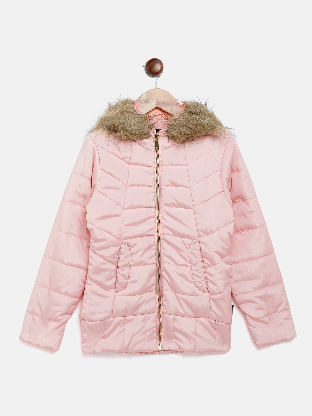 Crimsoune Club | Pink Solid Front Open Jacket
