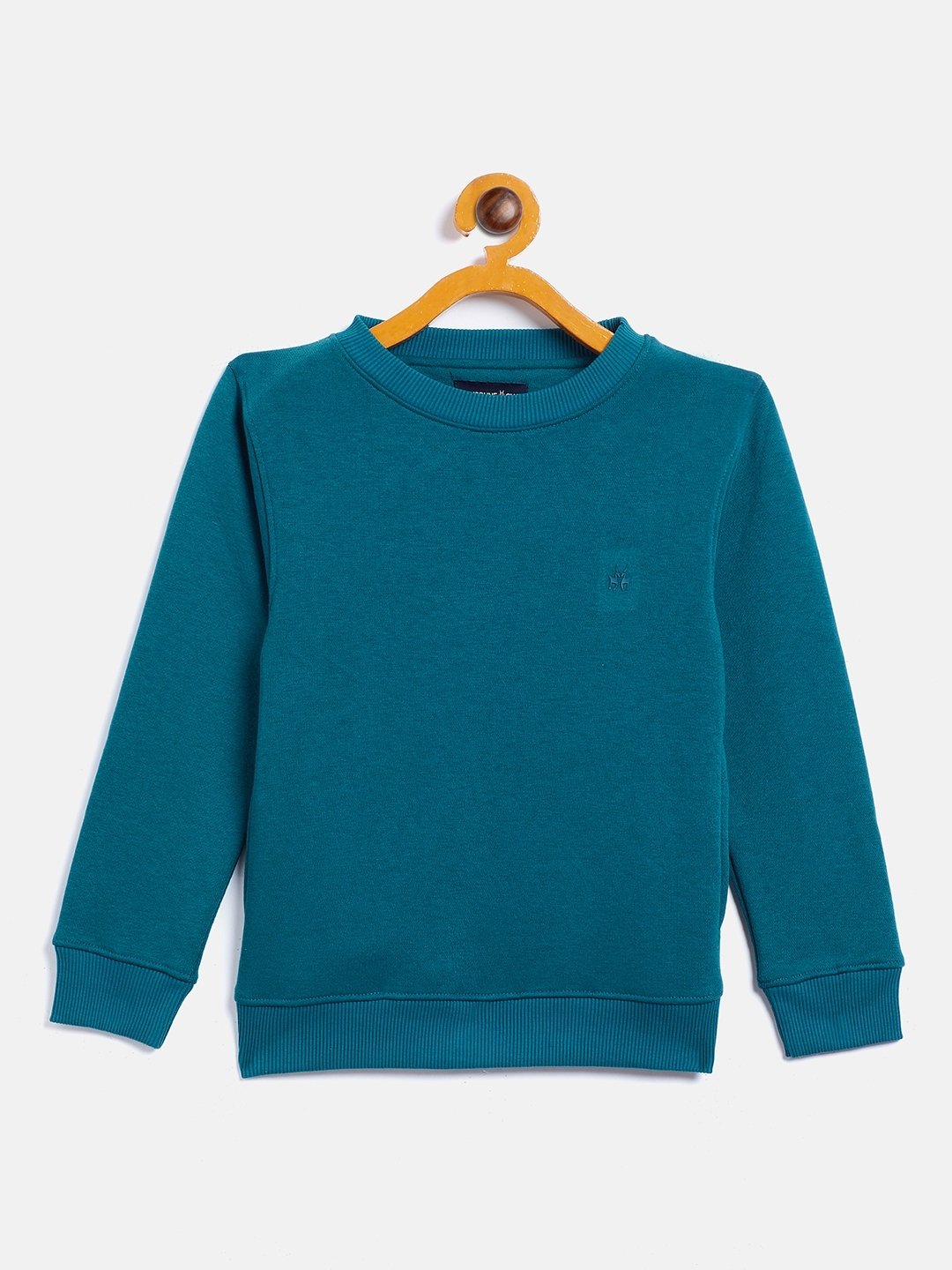 CRIMSOUNE CLUB | Blue Solid Sweatshirts