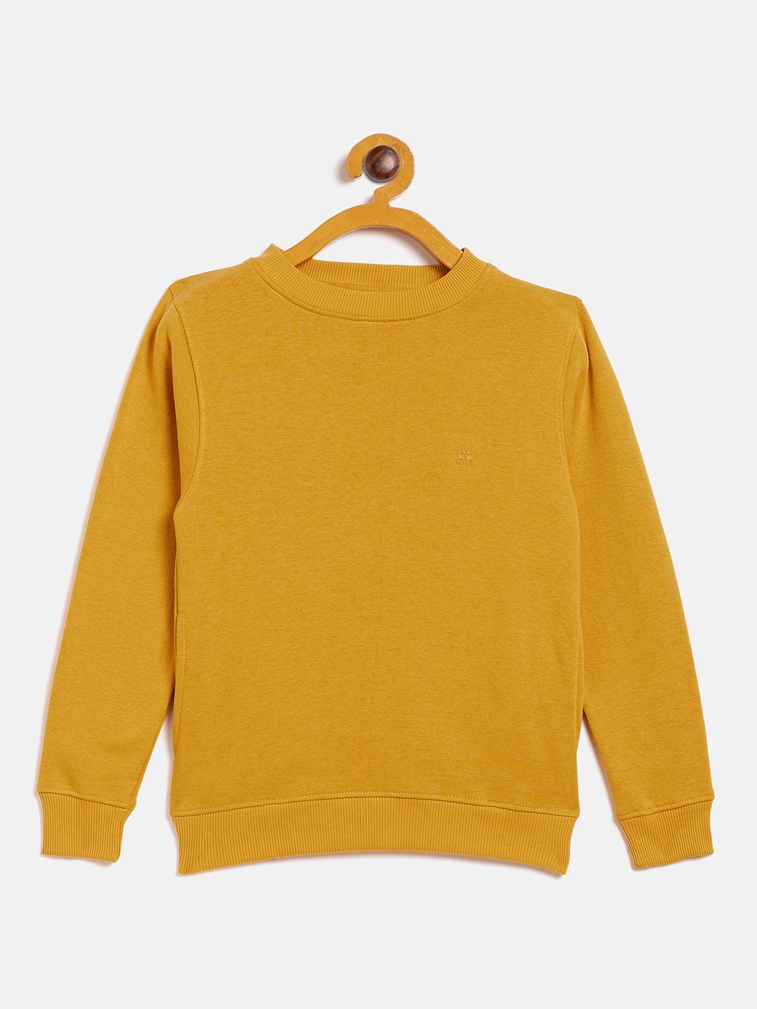 CRIMSOUNE CLUB | Yellow Solid Sweatshirts