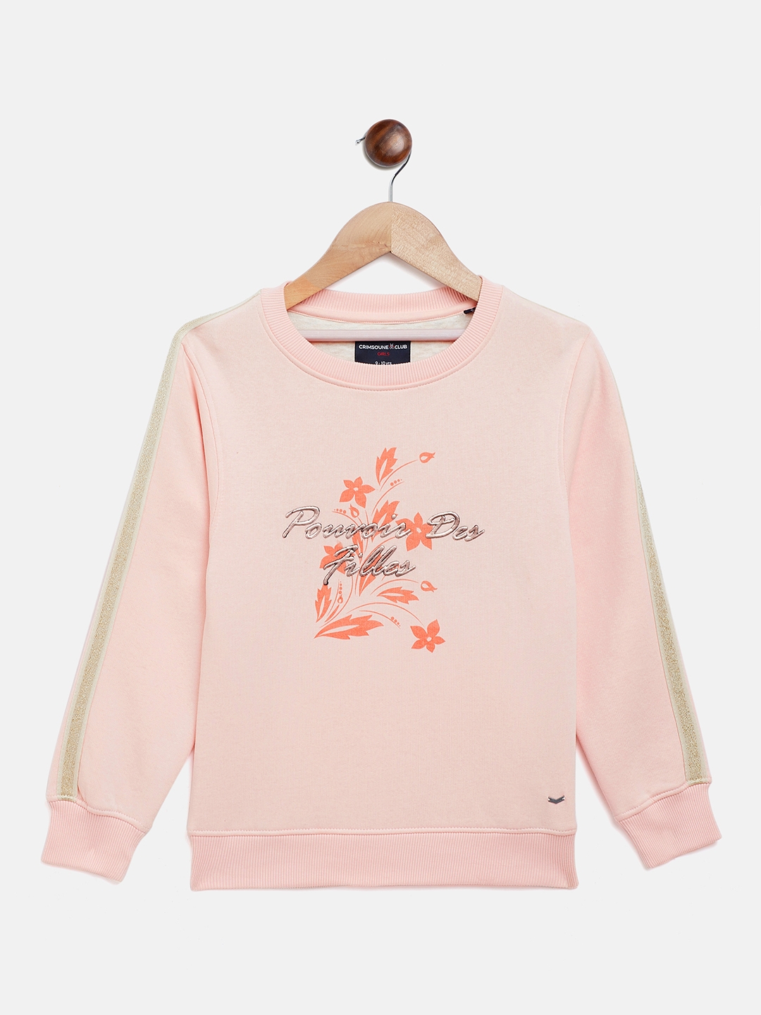 CRIMSOUNE CLUB | Pink Printed Sweatshirts