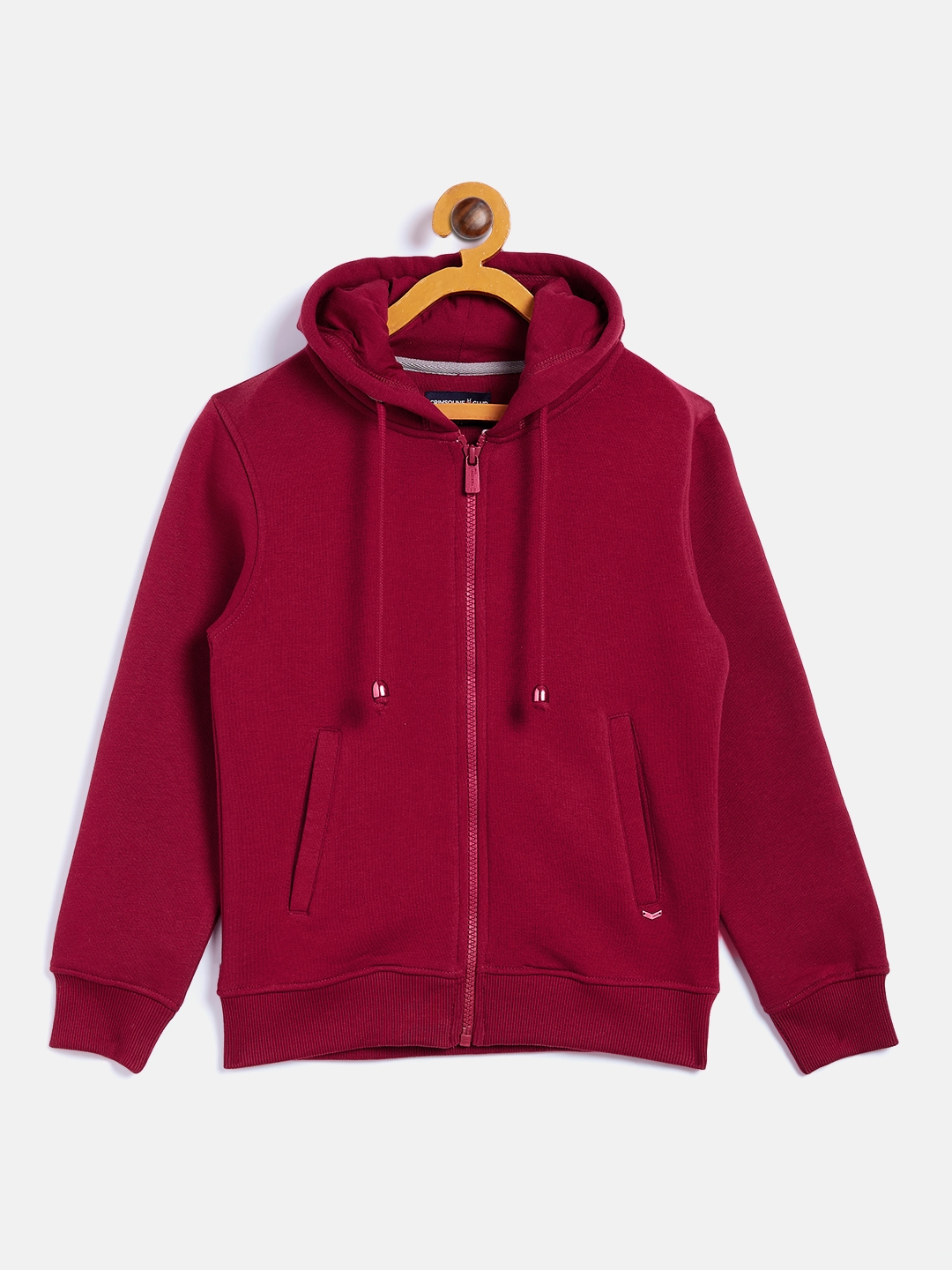CRIMSOUNE CLUB | Red Solid Sweatshirts