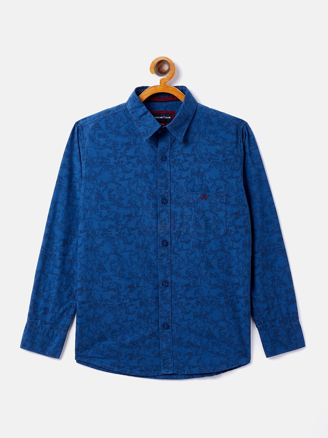 CRIMSOUNE CLUB | Blue Printed Casual Shirt