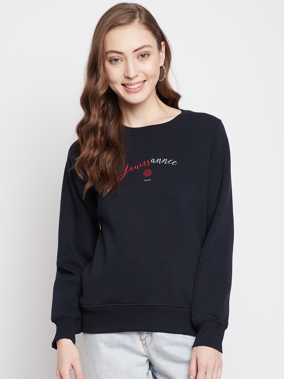 Crimsoune Club | Black Solid Sweatshirts
