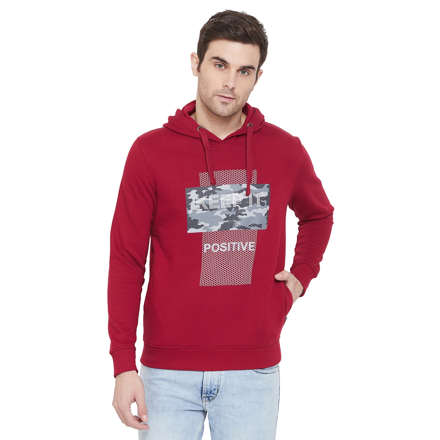 CRIMSOUNE CLUB | Red Printed Sweatshirts