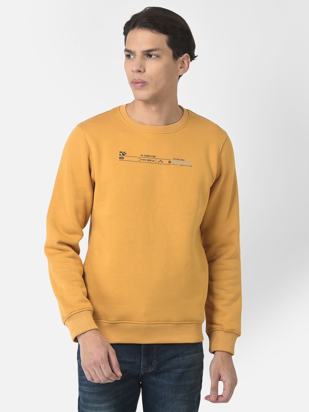 Crimsoune Club | Crimsoune Club Men Graphic Sweatshirt in Pullover Style