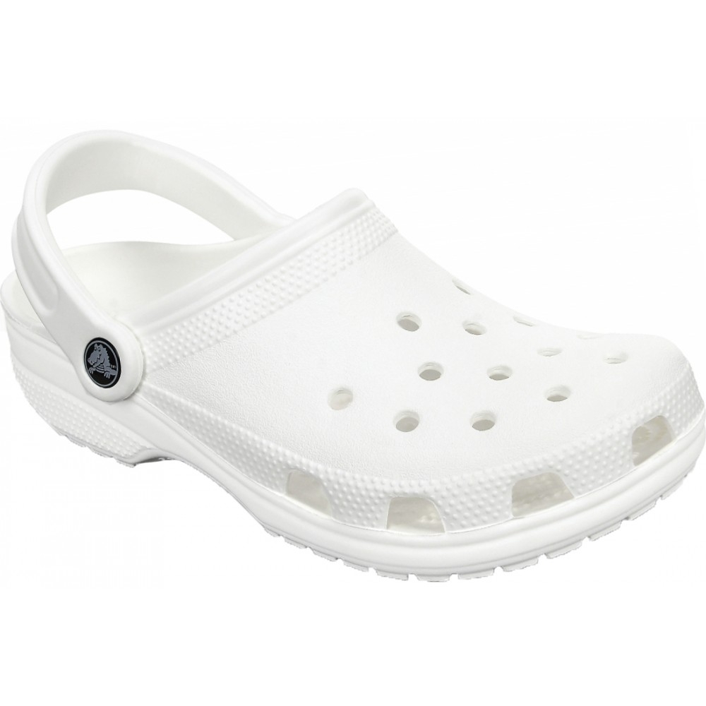 crocs Unisex Adult Classic White Clog & Sandal