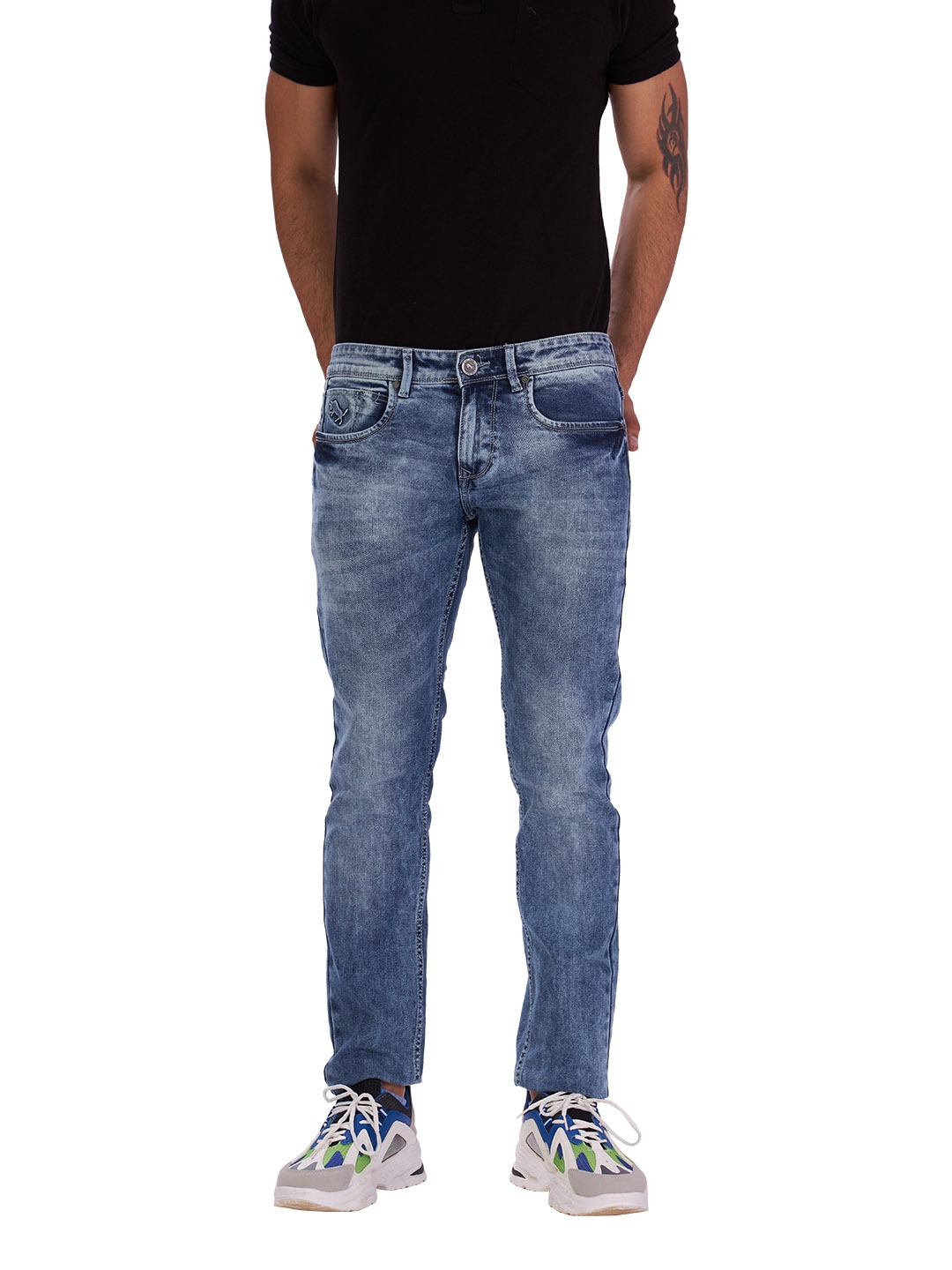 D'cot by Donear | D'cot by Donear Mens Blue Cotton Jeans