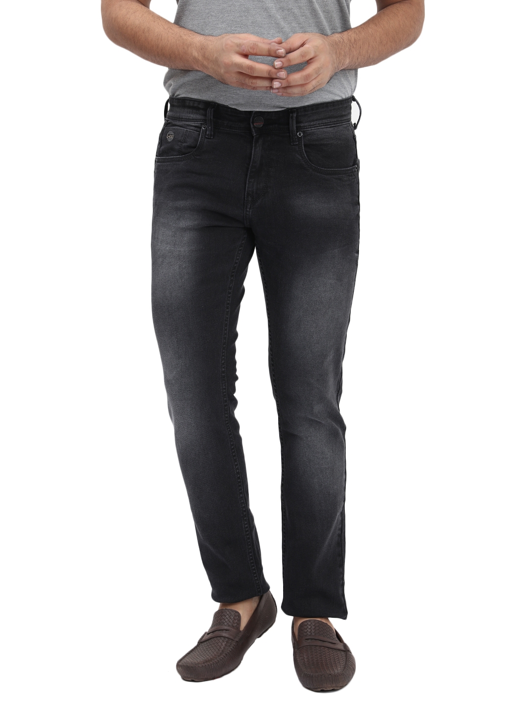 D'cot by Donear | D'cot by Donear Mens Black Cotton Jeans