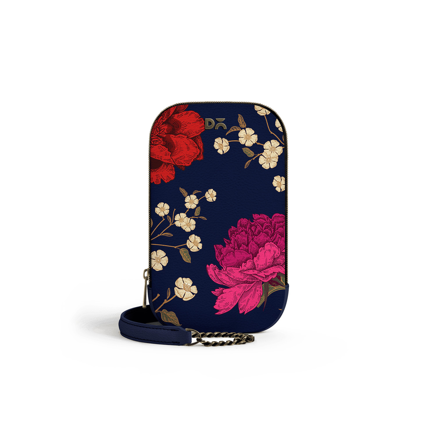 DailyObjects | DailyObjects Midnight Chrysanthemums - TallBoi Crossbody Bag