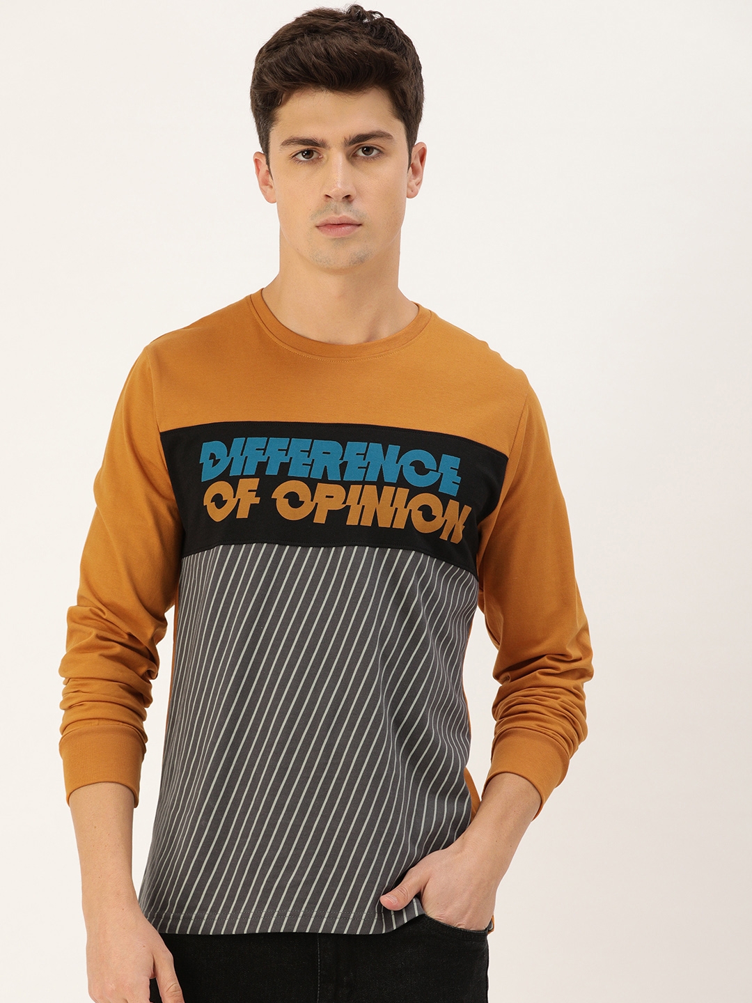 Difference of Opinion | Difference of Opinion Full Sleeve Printed T-Shirt