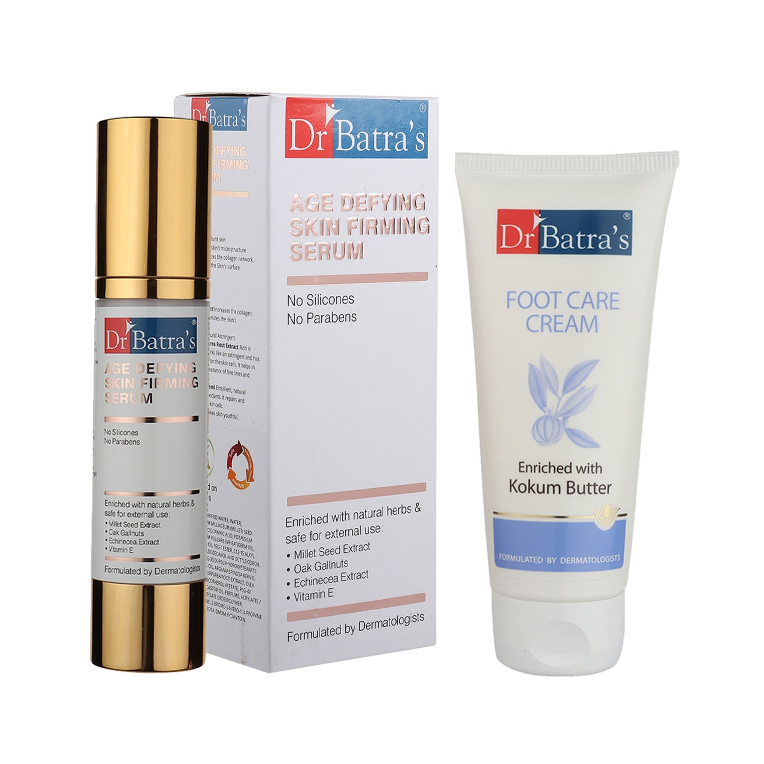 Dr Batra's | Dr Batra's Age defying Skin firming Serum - 50 g and Foot Care Cream - 100 gm (Pack of 2 Men and Women)