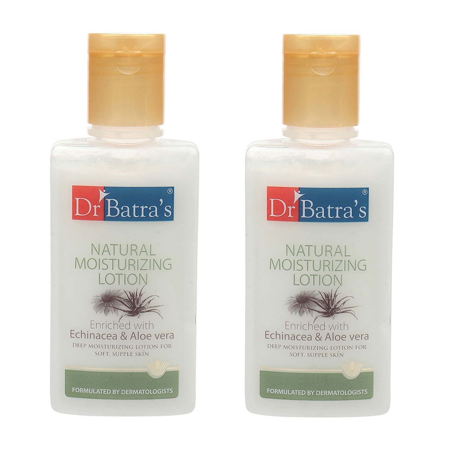 Dr Batra's | Dr Batra's Natural Moisturizing Lotion Enriched With Echinacea Aloe Vera - 100 ml (Pack of 2)
