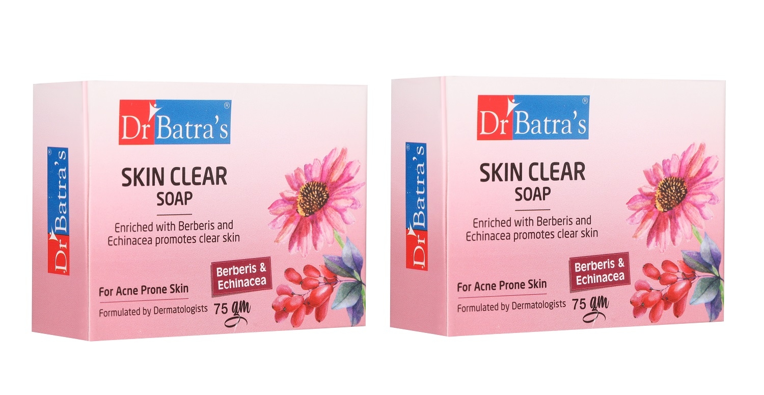 Dr Batra's Skin Clear Soap 75 gm (Pack of 2)