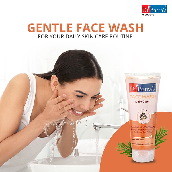 Dr Batra's Face Wash Daily Care Enriched With Tea Tree Oil - 50 gm