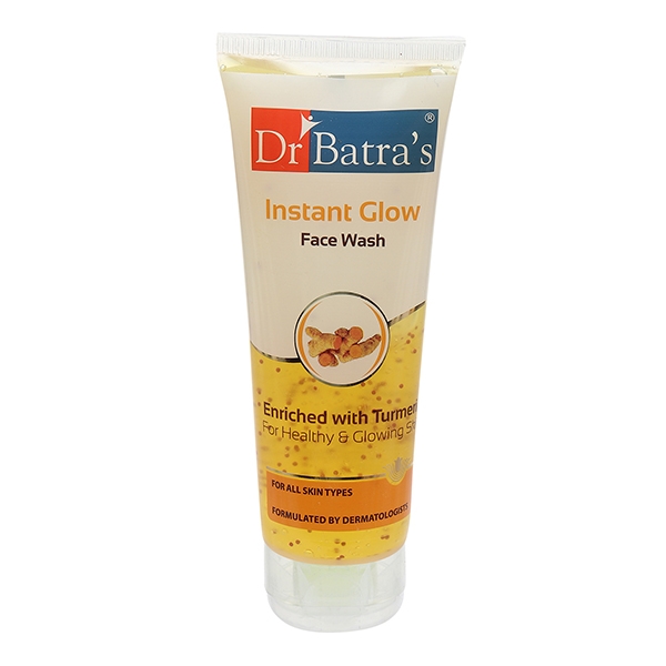 Dr Batra's | Dr Batra's Instant Glow Face Wash Enriched With Tumeric For Healthy & Glowing Skin - 100 gm