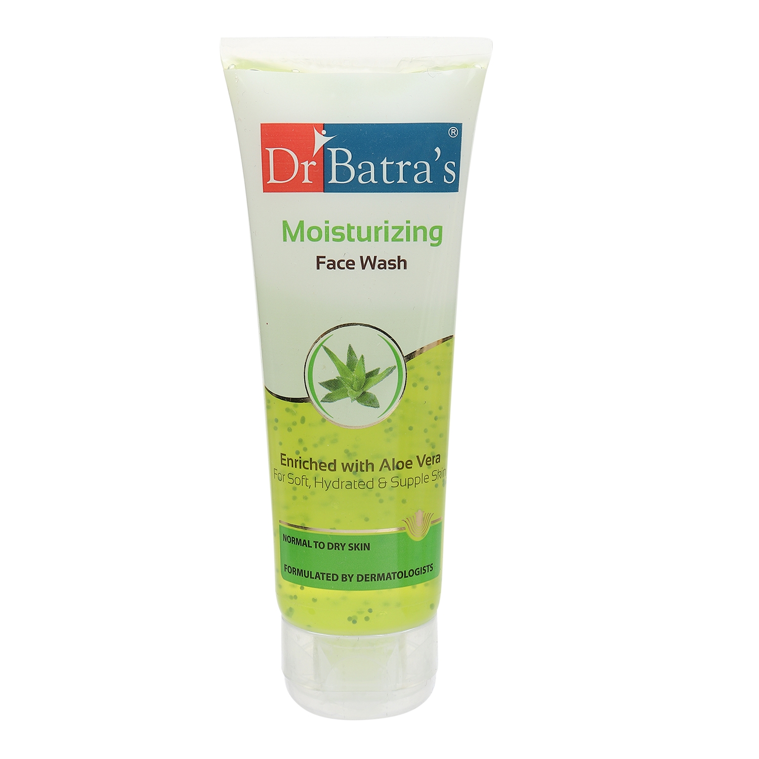 Dr Batra's | Dr Batra's Moisturizing Face Wash Enriched With Aloe Vera Soft, Hydrated & Supple Skin - 100 gm