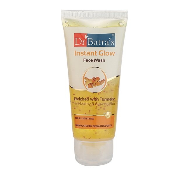 Dr Batra's Instant Glow Face Wash Enriched With Tumeric For Healthy & Glowing Skin - 50 gm