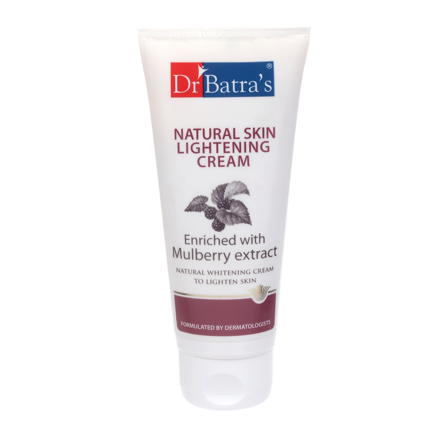 Dr Batra's Natural Skin Lightening Cream Enriched With Mulberry Extract - 100 gm