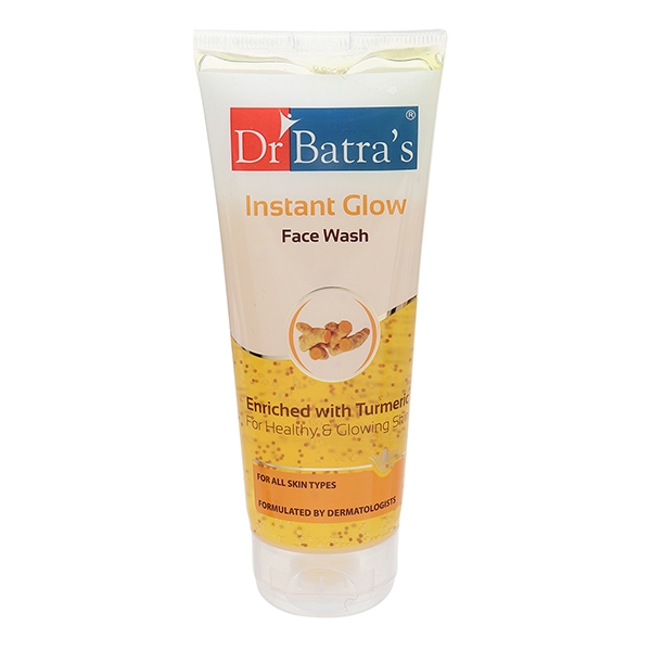 Dr Batra's | Dr Batra's Instant Glow Face Wash Enriched With Tumeric For Healthy & Glowing Skin - 200 gm