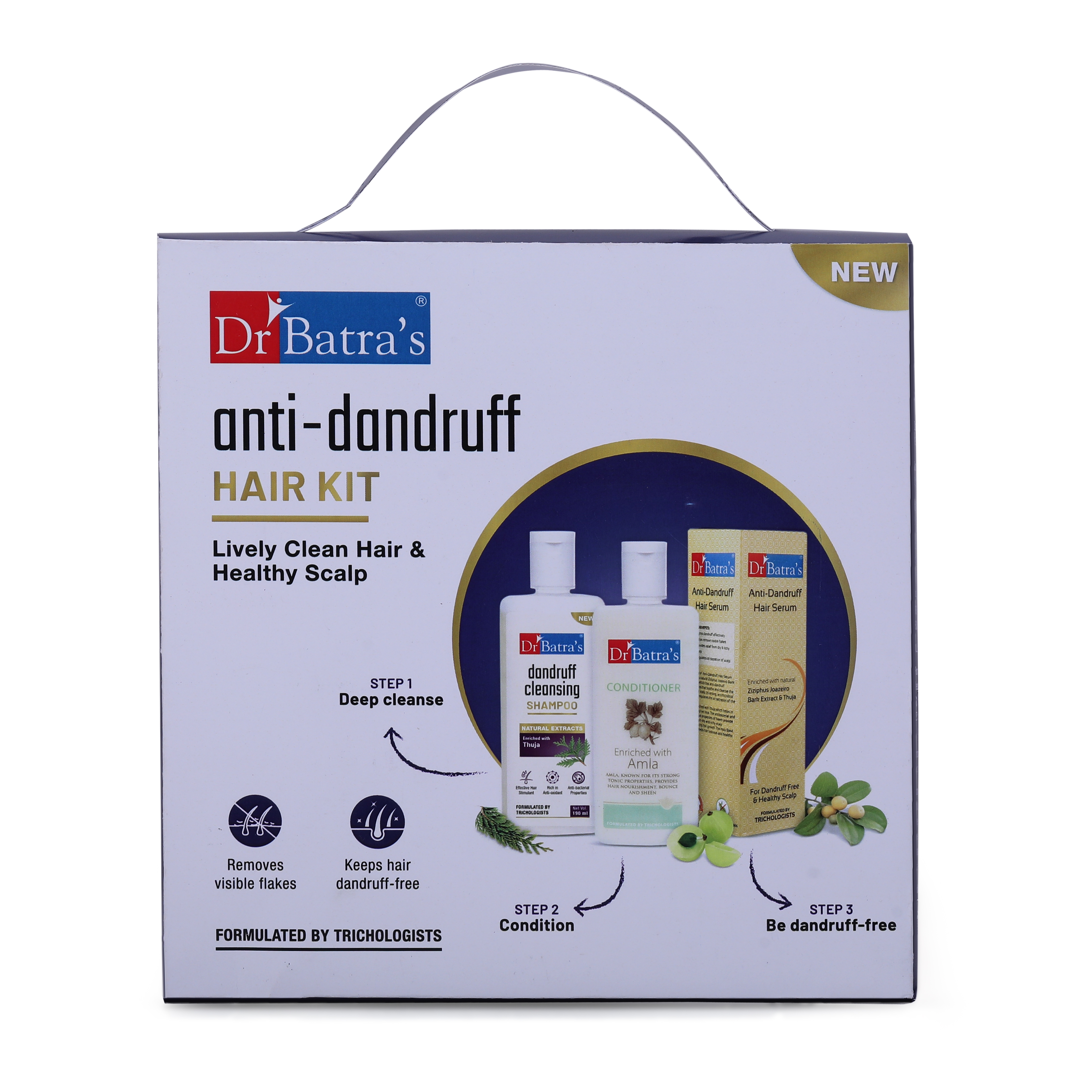 Dr Batra's | Dr Batra's Anti-Dandruff Hair Kit Lively Clean Hair & Healthy Scalp - 515 ml