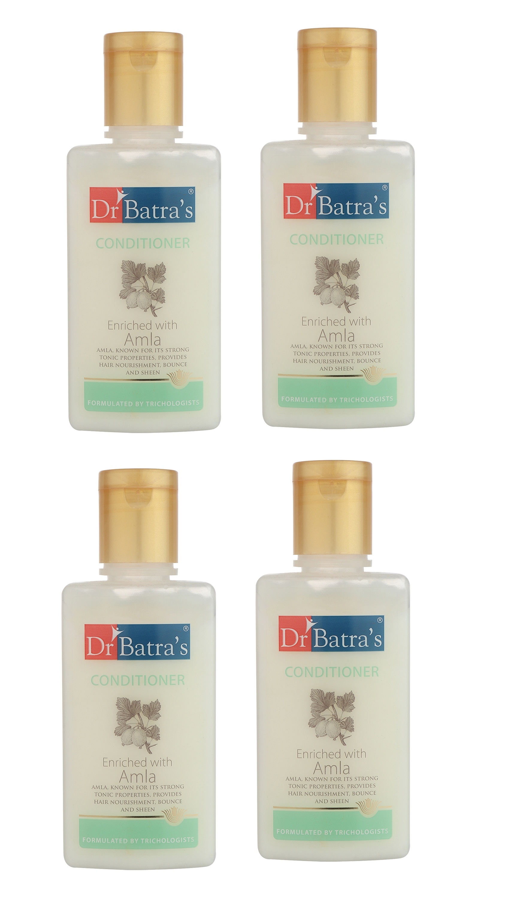 Dr Batra's | Dr Batra's Conditioner Enriched With Amla - 100 ml (Pack of 4)