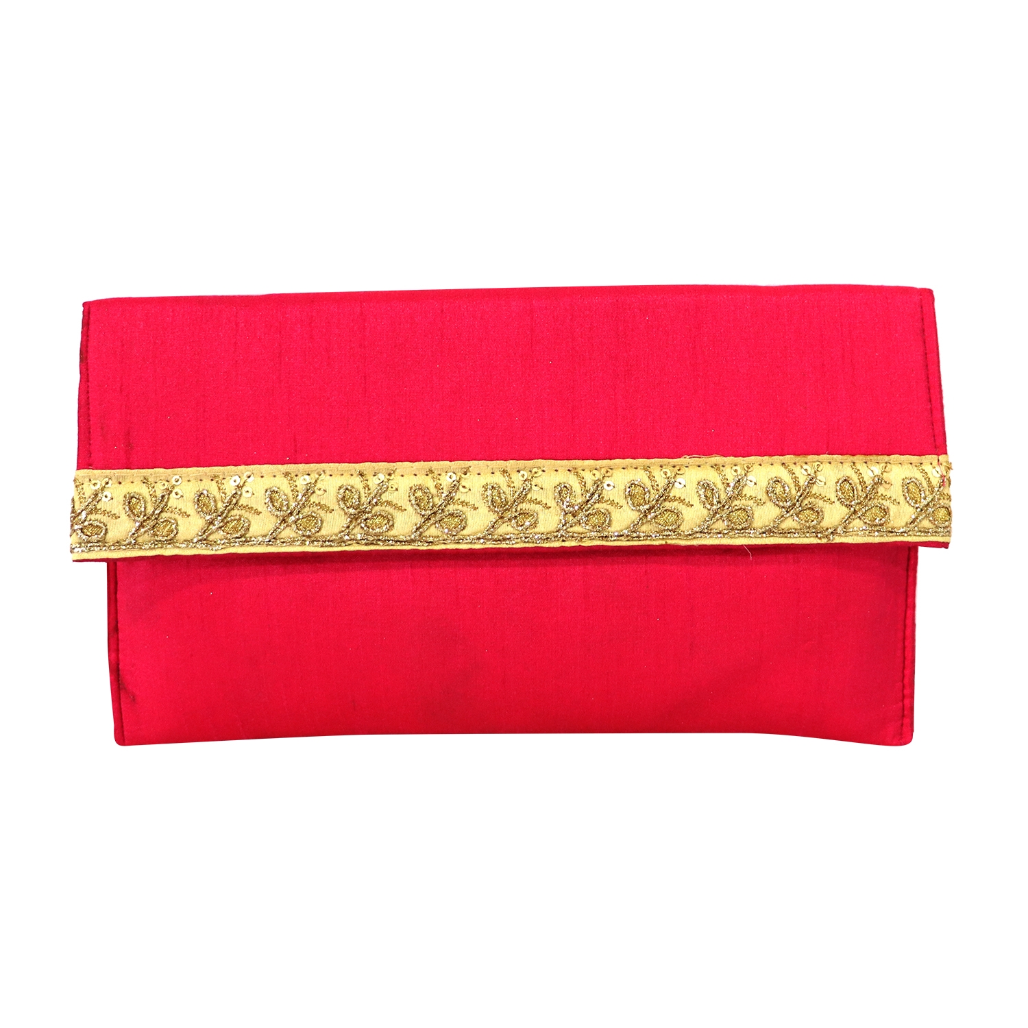 EMM | Lely's Stylish Modern Ethnic Party Clutch With Chain
