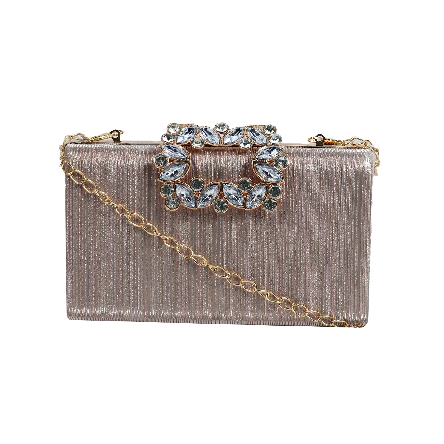 EMM | Rich Party Clutch for Classy Ladies - Rose Gold 
