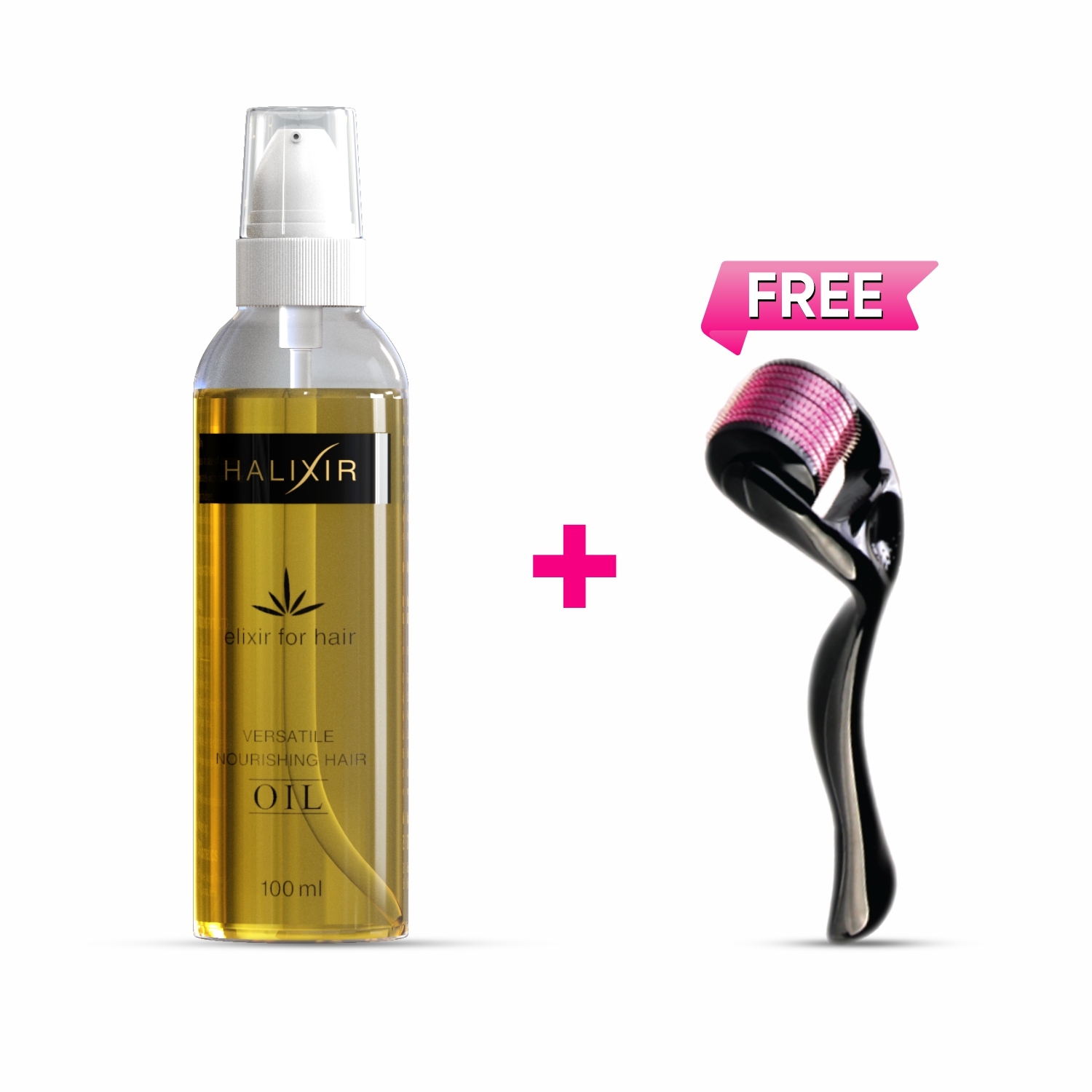 EMM | Halixir Hair Nourishing Oil with Free Derma Roller