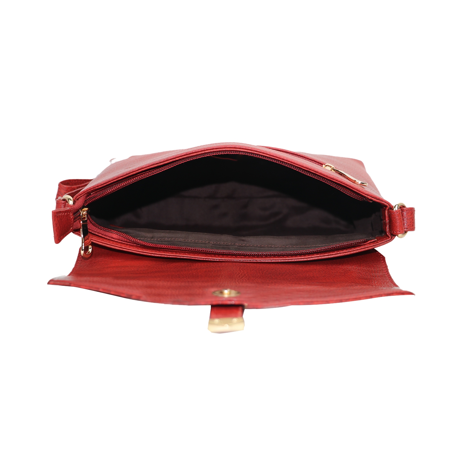 Fashion Crossbody Satchel Handbag | Crocodile Shoulder Bag | Brown