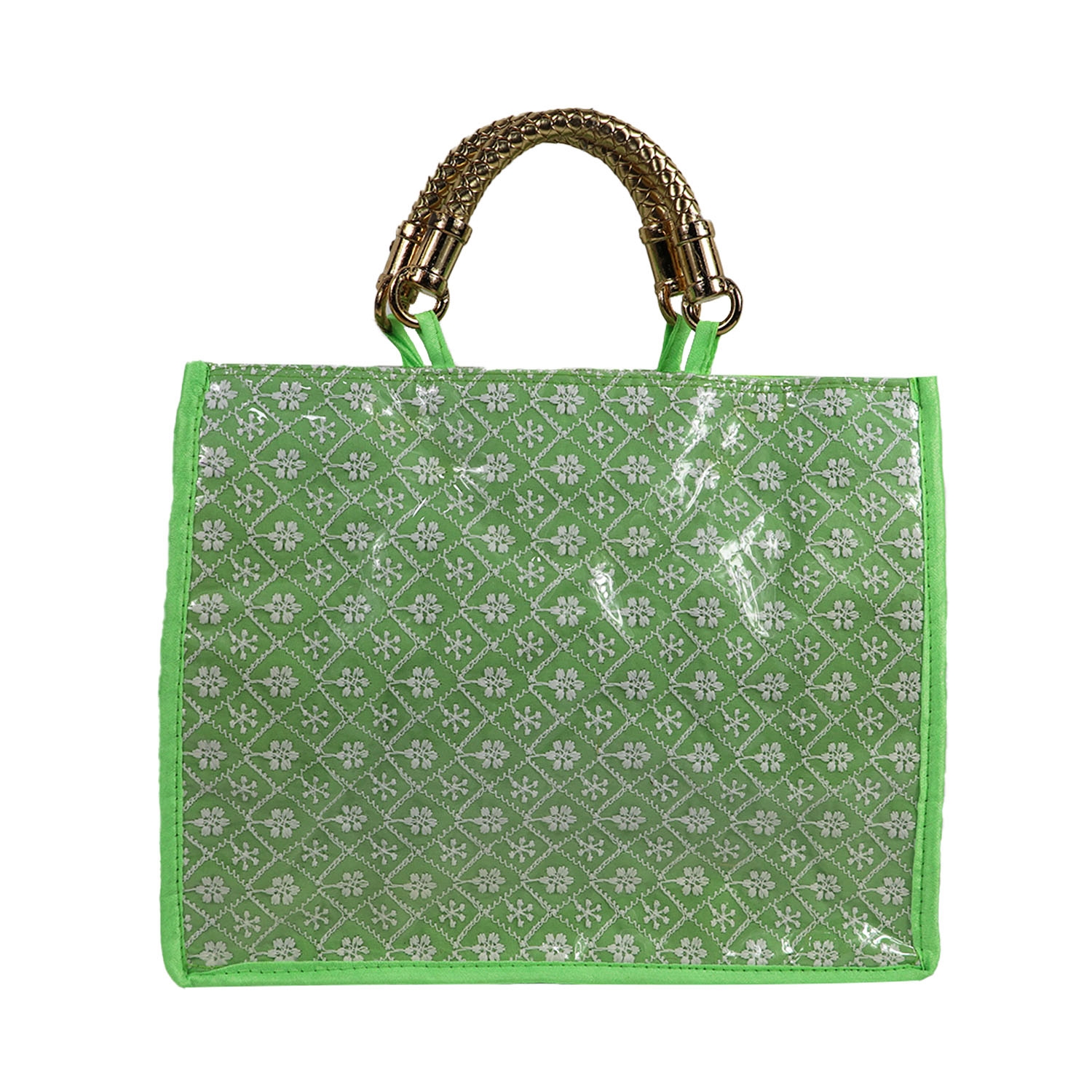 EMM | Green-Coloured Women's Solid Shopper Bag
