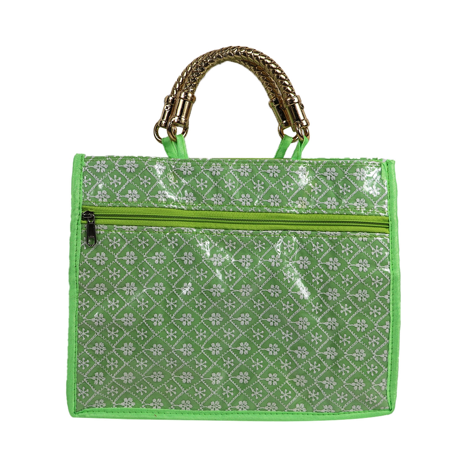 Green-Coloured Women's Solid Shopper Bag
