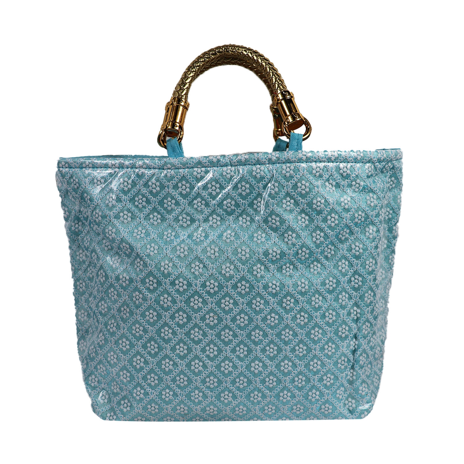 EMM | Women's Solid Shopper Bag |Blue 
