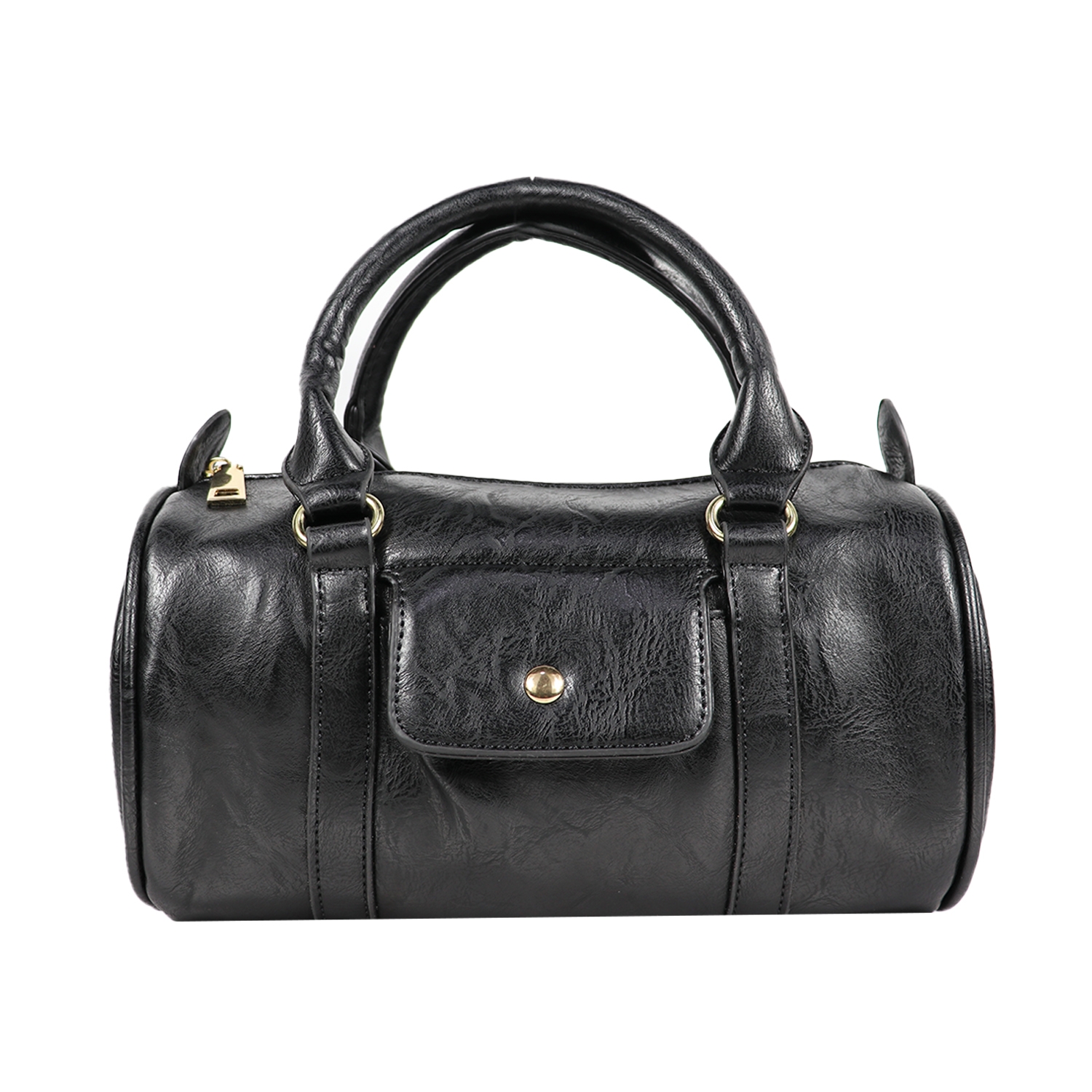 EMM | Women Black Solid Structured Handbag 