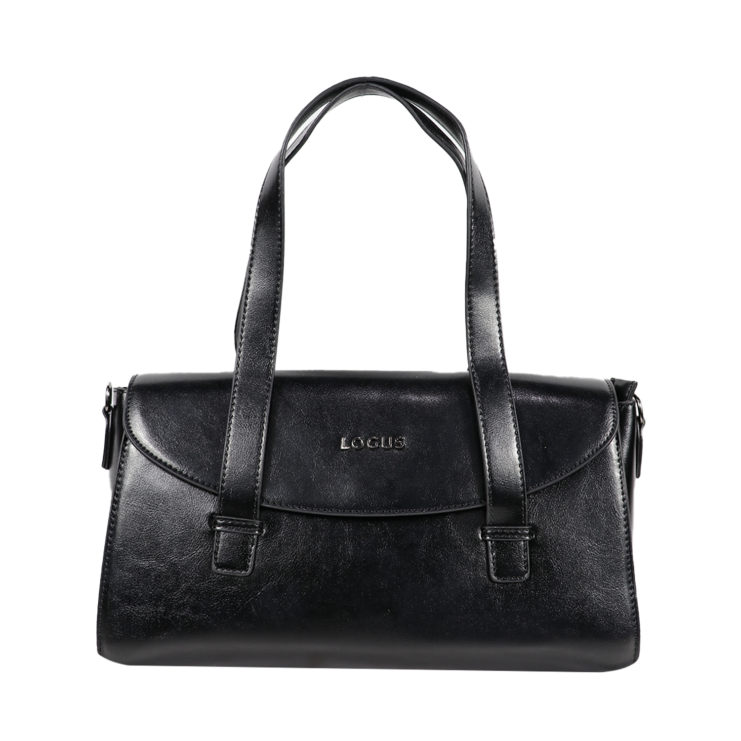 EMM | Black Solid Handheld Bag With Sling Bag & Wallet Combo 