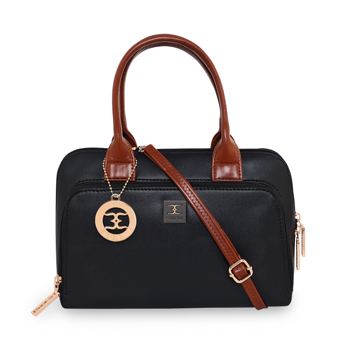 ESBEDA | ESBEDA  Black Color  Solid Pattern Fancy Designer Handbag For Women